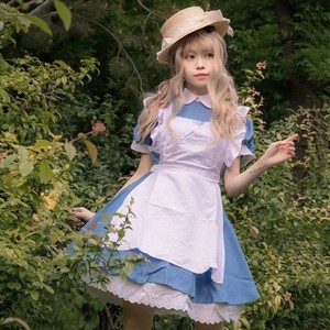 爱丽丝cos服Lolita可爱洋装爱丽丝梦游仙境公主裙日系洛丽塔女仆9