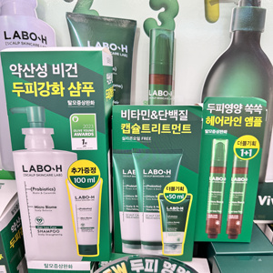 韩国正品代购爱茉莉LABOH特许益生菌洗发水清爽控油强健头皮敏感