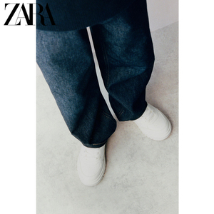 ZARA24春季新品 儿童鞋男女童 厚橡胶底运动鞋小白鞋 3418230 001