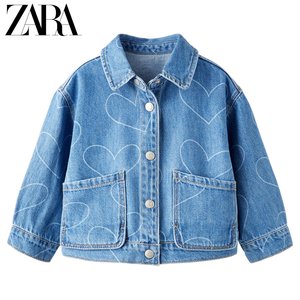 ZARA 24春季新品 婴儿幼童 牛仔夹克外套 8614544 400