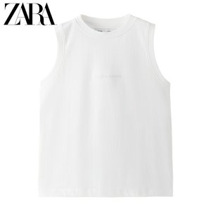 ZARA 24夏季新品 童装男童 文字刺绣 T 恤 0722704 250