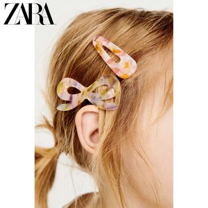 ZARA 24夏季新品 童装女童 三件套装珍珠光泽发夹 4319641 330