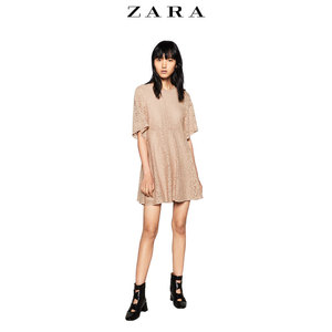 ZARA 女装 蕾丝连衣裙 买的当季夏天应该穿了3-5次，颜