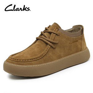Clarks其乐男鞋休闲复古反毛皮鞋男士百搭软底口袋鞋真皮潮流板鞋