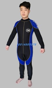 氯丁发泡橡胶CR材料湿式潜水服加厚5mm正品保障防晒游泳衣连体