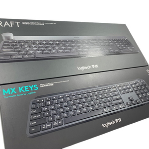 罗技 MX KEYS无线背光静音键盘 CRAFT双模多待切换 智能旋钮设计