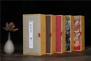 新款中国风普洱红茶绿茶散茶礼盒包装泡袋通用龙珠礼品包装盒空盒