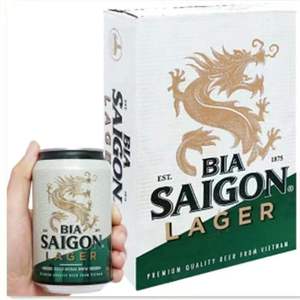 越南西贡啤酒bia sai gon西贡拉格啤酒原瓶精酿啤酒包邮330ml24瓶