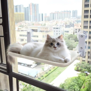 猫吊床猫窝窗户窗台猫咪晒太阳挂床阳台夏天吸盘式悬挂玻璃猫爬架