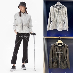 韩国代购女士高尔夫服装外套24春季新款百搭休闲时尚运动塑腰外套