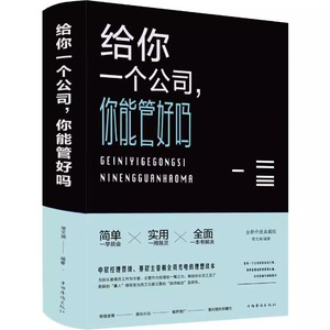 给你一个公司,你能管好吗? 全新升级典藏版 宿文渊 中国华侨出版社 正版书籍