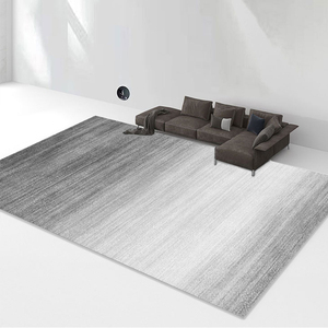 高级深灰色卧室地毯客厅黑白纯色书房办公室定制简约ins素色
