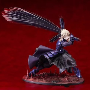 跨境 Fate night 命运之夜 SABER 黑塞巴 卑王 铁槌 盒装手办摆件