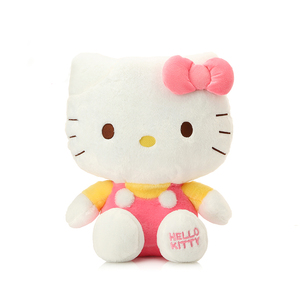 正版hello kitty公仔哈喽KT凯蒂猫咪毛绒玩具布娃娃男女生日礼物