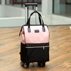短途旅游包大容量行李袋登机拉杆箱女轻便旅行袋出差男行李子母包
