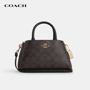 【官方授权】COACH/蔻驰新款女包老花潮流通勤单肩斜挎手提戴妃包