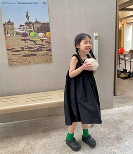 女童小江南风连衣裙24夏季儿童韩版度假棉中长款设计款气质吊带裙