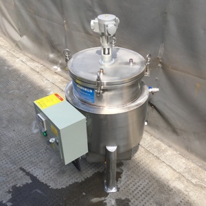 不锈钢小型实验室搅拌机 密封液体气动防爆搅拌罐 电加热储运桶