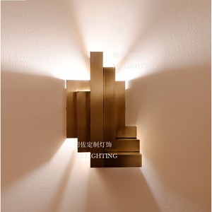 国外款米兰设计金属LED装饰壁灯上海定制床头卧室客厅壁灯酒店灯
