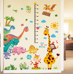 量身高尺墙贴3d立体卡通贴画贴纸宝宝儿童房卧室墙面装饰墙纸自粘