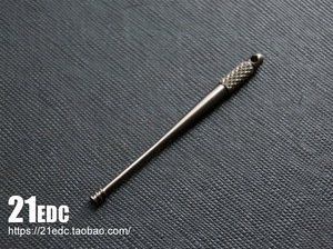 21EDC钛合金掏耳勺螺旋耳挖勺随身纯钛耳朵采耳工具钥匙扣挂件