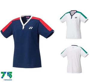 JP版21新款yonex75周年yy速干轻薄纪念羽毛球比赛服男女同款