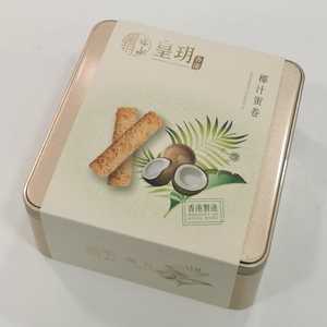 香港皇玥24件独立包装椰汁蜂巢蛋卷礼盒 易碎产品敬请慎拍