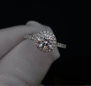 21号 18K金钻戒一克拉钻石订货求婚情侣结婚戒指私人定制珠宝首饰