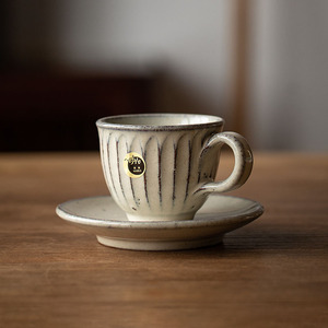 同合日本进口丸伊制陶复古陶瓷咖啡杯日式手工高档侘寂风茶杯套装