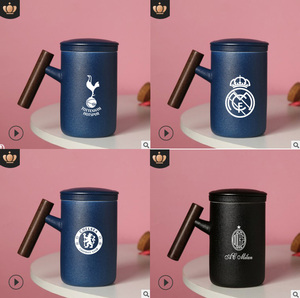 球迷生日礼物定制尤文皇马切尔西国际AC米兰热刺阿森纳陶瓷水杯子