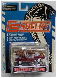 福特野马谢尔比原厂金属玩具肌肉车模型 1/64 1966 Shelby GT350H