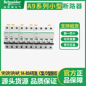 施耐德小型断路器IC65N/C/D型6A10A16A25A32A40A/63A/1P/2P/3P/4P