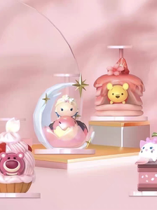 迪士尼tsumtsum花语甜心系列盲盒米奇甜品蛋糕摆件草莓熊手办礼物