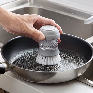 加液洗锅刷神器厨房用品灶台清洁刷家用硬毛清洗用刷洗锅的小刷子