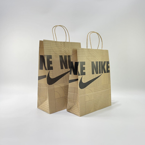 专柜原版NIKE耐克新款线条纸袋子 潮牌 购物袋手提袋手拎袋礼品袋
