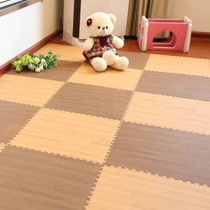 仿木纹泡沫地垫拼接式垫子木纹地板垫子儿童拼图环保大号家用垫子