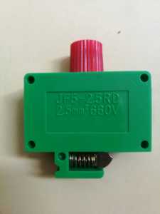 JF5-2.5RD保险端子接2.5RDMM660V线端子颜色绿色可以配10A-6A芯子