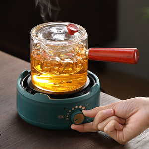 电陶炉茶炉煮茶器小型煮茶壶烧水玻璃壶泡茶炉迷你家用茶具电热炉