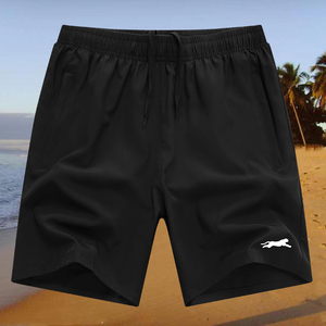 夏季超薄运动短裤男五分裤速干透气冰丝五分跑步休闲高弹沙滩裤子