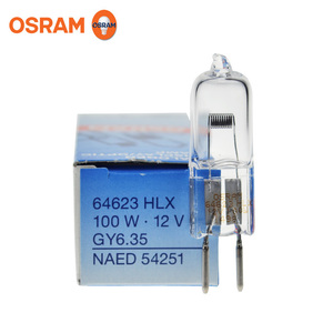 OSRAM欧司朗64623 64625 HLX 12V100W显微镜卤素灯泡GY6.35灯珠