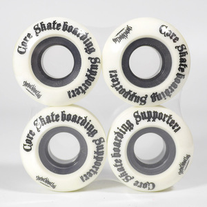 自家SCC品牌滑板双翘白色轮子52mm硬度92/85A耐磨两用轮-SCC滑板