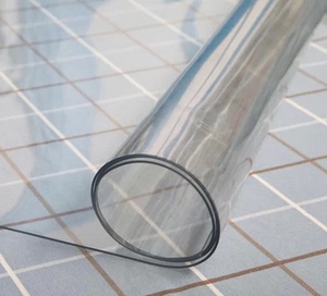 进口PVC软胶板透明水晶板桌面胶垫软质玻璃桌布餐桌垫台面软垫板
