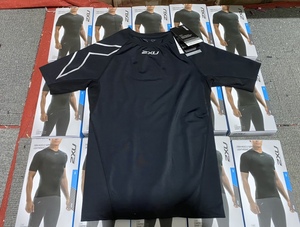 2XU Core系列压缩衣 男士健身服速干短袖T恤跑步运动篮球健身训练