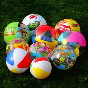 幼儿早教戏水球充气排球沙滩球儿童成人水上玩具海滩球游泳手球