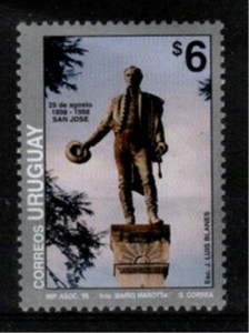 乔斯·阿蒂加斯第一座纪念碑百年邮票 乌拉圭 1998年 1全