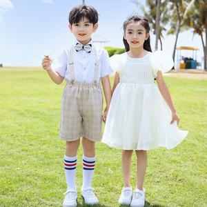 六一节男女生合唱演出服装小学生朗诵表演服幼儿园班服毕业照礼服