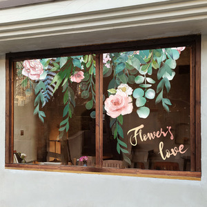 厨房玻璃门防撞贴纸个性创意客厅阳台墙贴画墙纸自粘店面窗户贴花