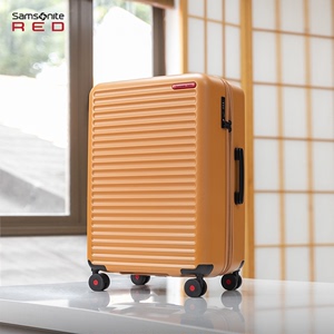 Samsonite新秀丽行李箱女大容量轻便拉杆箱结实耐用登机旅行箱HG0