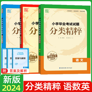 2024小升初毕业考试试题分类精粹总复习语文数学英语通用版一二三四五六年级下册期末专项训练真题试卷精编全套刷题试卷通城学典