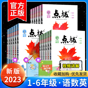 2024点拨一二三四五六年级下册上册语文数学英语人教版北师大外研精通版小学点播教材同步讲解全套课堂笔记复习资料课本全解教辅书